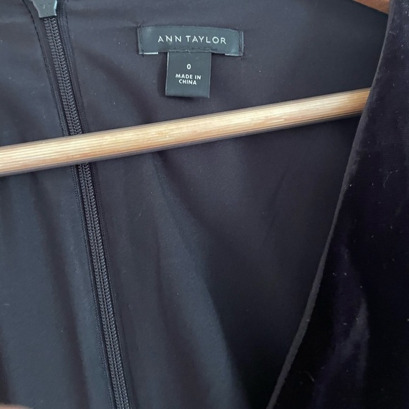 Ann Taylor Black Velvet Jumpsuit - Picture 4 of 5